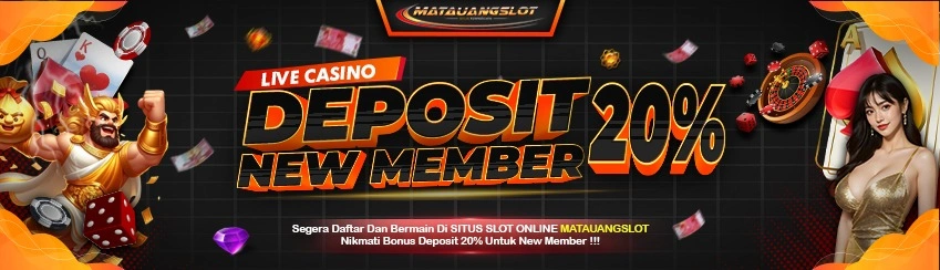 BONUS NEW MEMBER LIVE CASINO 20%